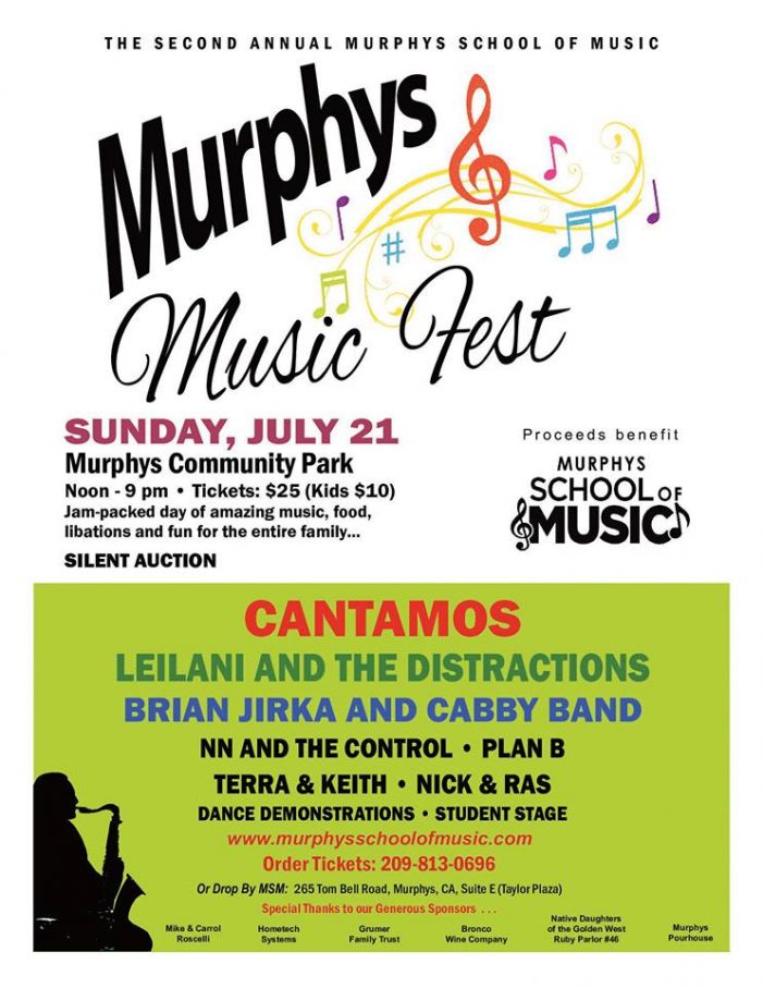 The 2nd Annual Murphys Music Fest Going on Now