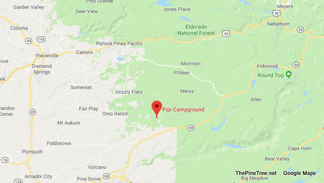Traffic Update….Overturned Big Rig Near Hwy 88 & PiPi Valley