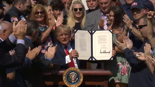 President Trump at Signing of H.R. 1327, an Act to Permanently Authorize the September 11th Victim Compensation Fund