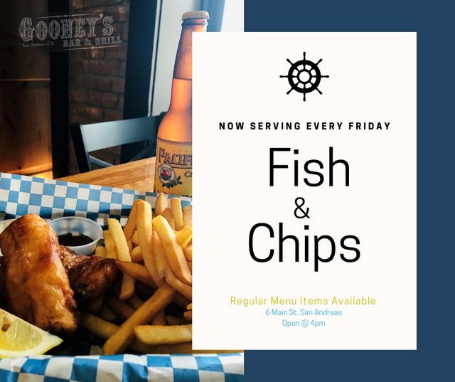 Get Your Fill of Fish & Chips Every Friday at Gooney’s Bar & Grill