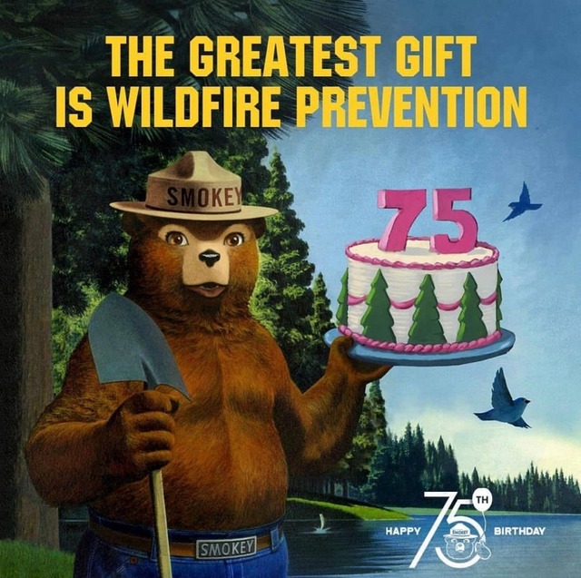 Smokey Bear’s 75th Birthday Celebration Friday August 9th, 2019