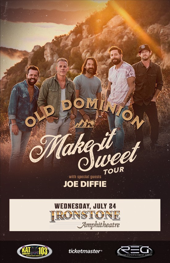 Old Dominion with Special Guest Joe Diffie at Ironstone July 24th