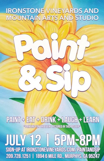 Paint and Sip with Mountain Arts and Studio at Ironstone