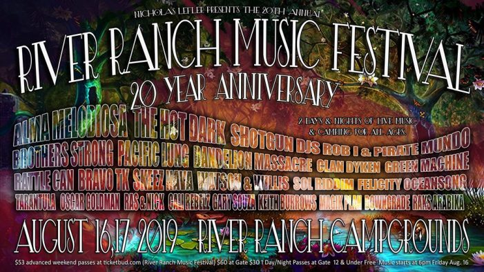 The 20th Annual River Ranch Music Festival is Going On Now!