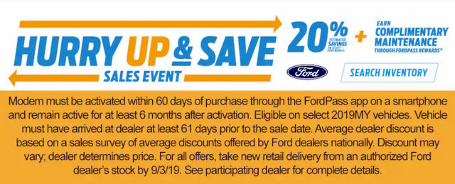 The Hurry Up & Save Event Continues At Sonora Ford