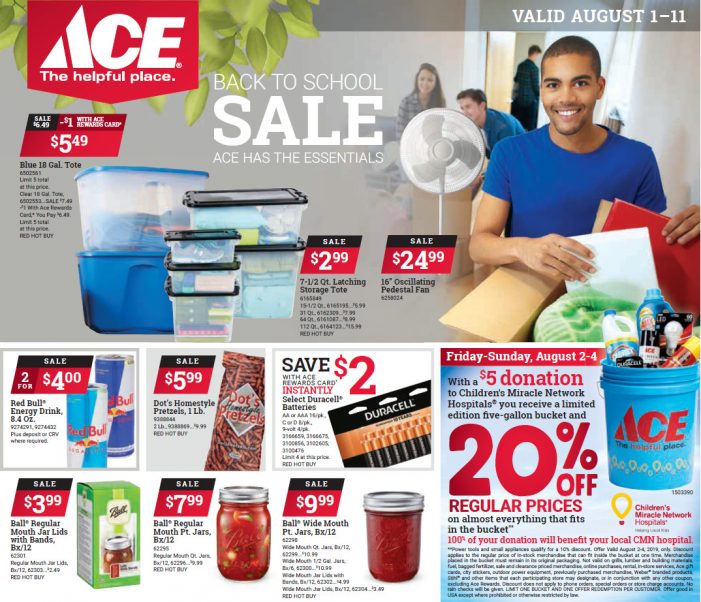 Great Back to School Deals From Arnold Ace Home Center