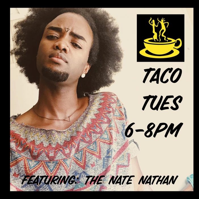 The 2019 “Taco Tuesdays” Concert Series at Bistro Espresso…Tonight Nate Nathan