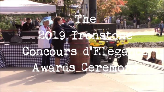 The 2019 Ironstone Concours d Elegance Awards Ceremony Video…Photos Coming Soon!