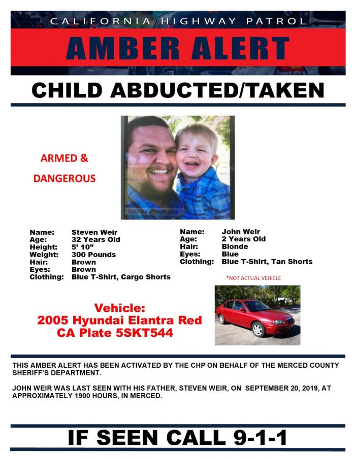 Amber Alert Issued For Counties Including Our Coverage Area