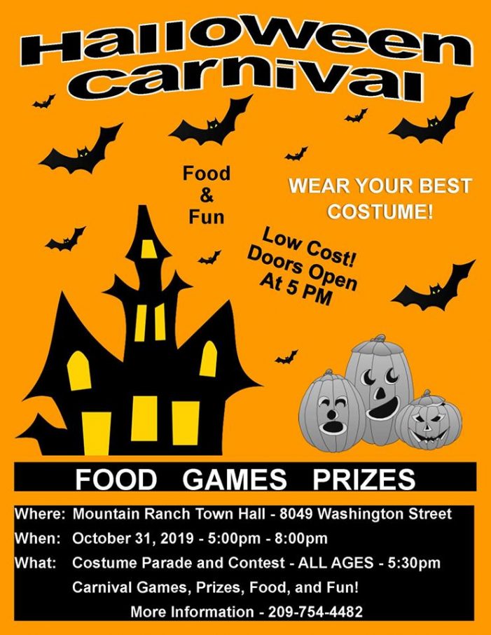 The Halloween Carnival in Mountain Ranch!
