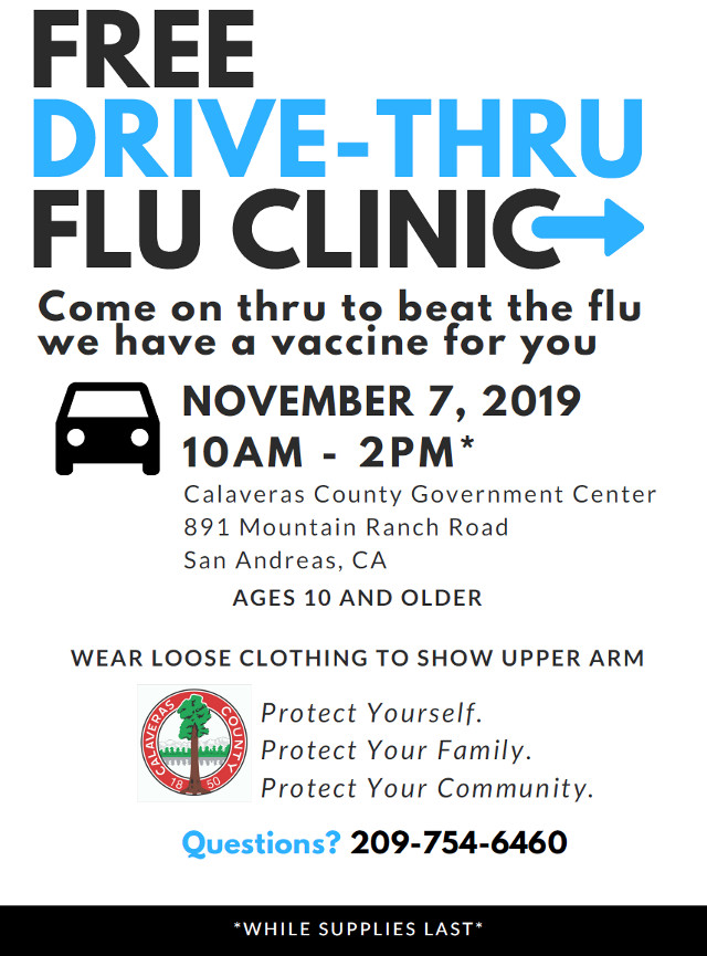 Prevent Flu this Season by Getting a Flu Shot!  Free Flu Shots on November 7th!