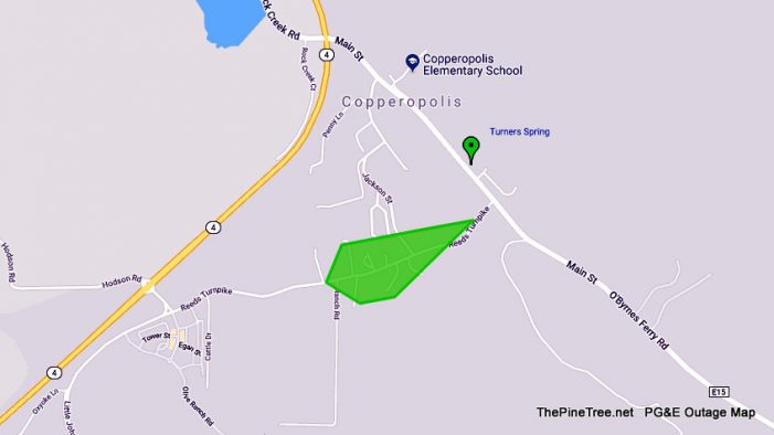 Traffic Update….Reeds Turnpike Closed Due to PG&E Repair Work