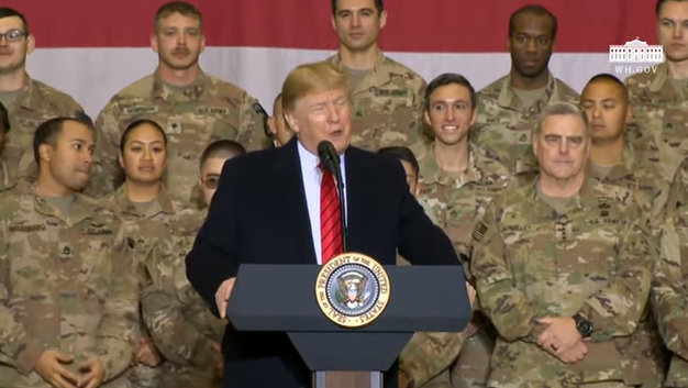President Trump Visited Troops in Afghanistan on Thanksgiving