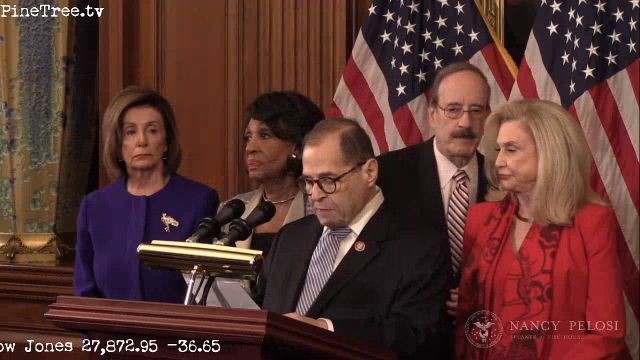 Speaker Pelosi, Committee Chairs Announcing Articles of Impeachment