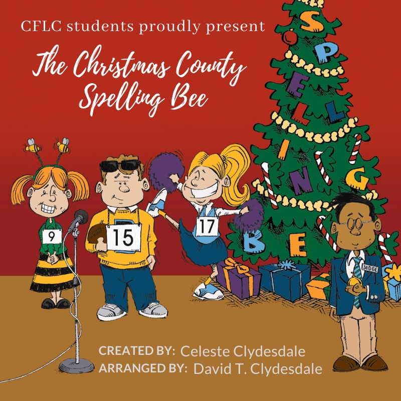 The CFLC Students Present The Christmas County Spelling Bee