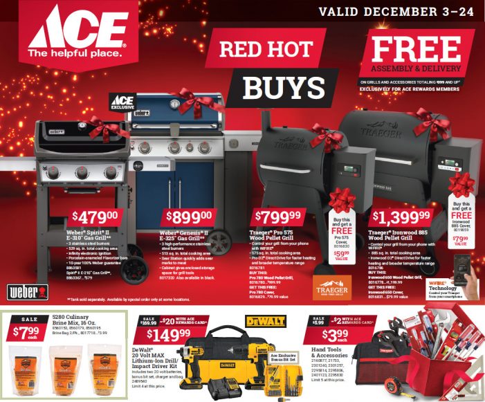 The Savings Continue at Your Locally Owned Ace Hardware!