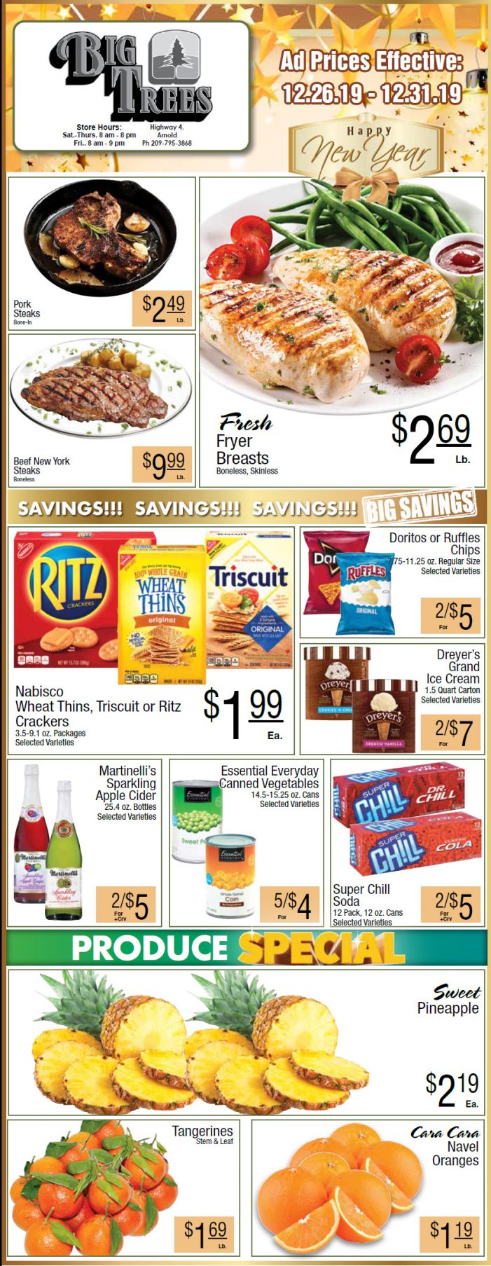 Big Trees Market Weekly Ad & Grocery Specials Through December 31st!