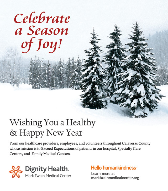 Mark Twain Medical Center Wishes You A Healthy Happy Holidays & New Year!