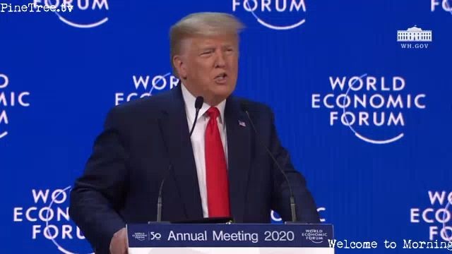 President Trump at World Economic Forum at Davos, Switzerland