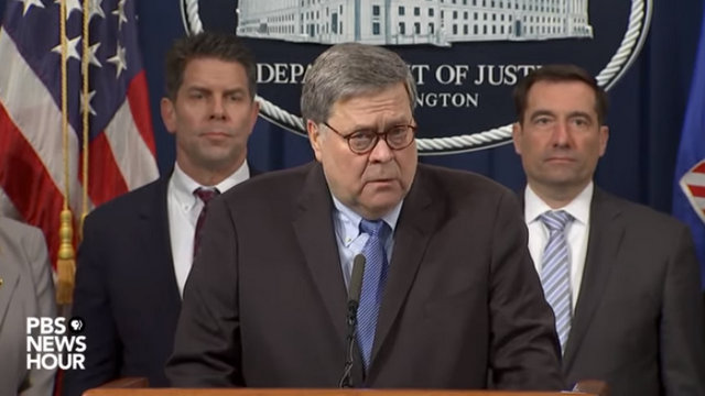 AG Barr Confirms Terrorism Findings in Investigation of Shooting at Pensacola Naval Air Station