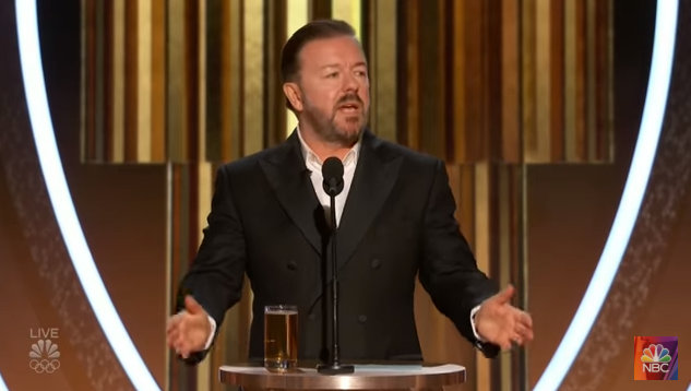 Ricky Gervais’ Monologue – 2020 Golden Globes
