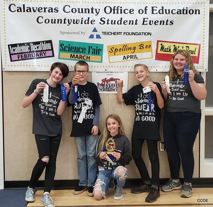 Brand New Student Event is One for the Books as Battle of the Books comes to Calaveras County