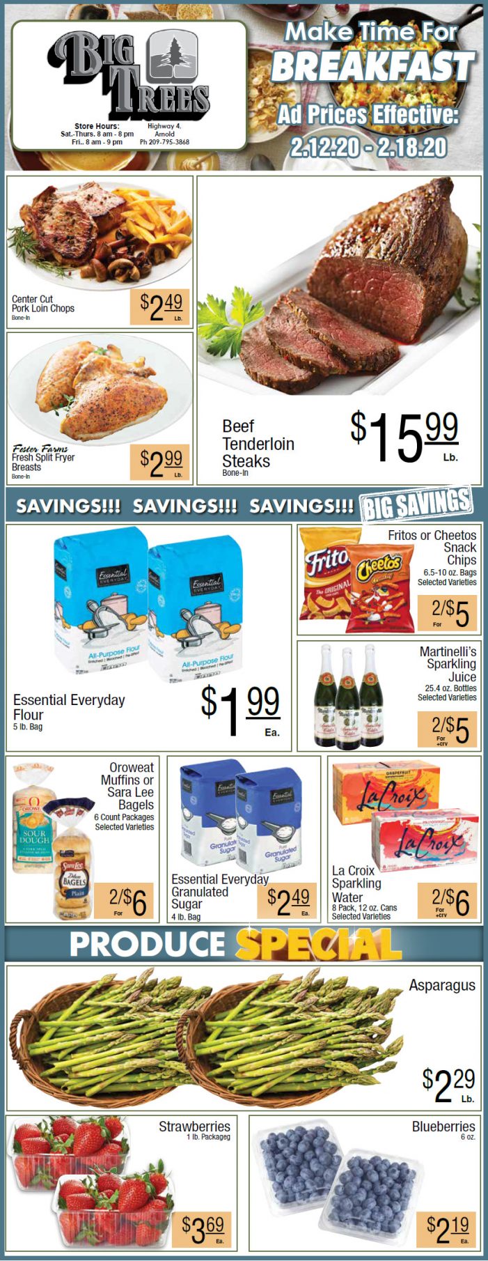 Big Trees Market Weekly Ad & Grocery Specials Through February 18th