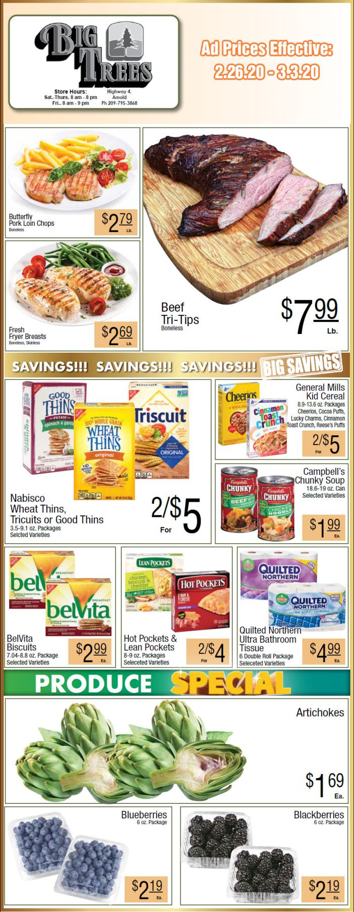 Big Trees Market Weekly Ad & Grocery Specials Through March 3rd