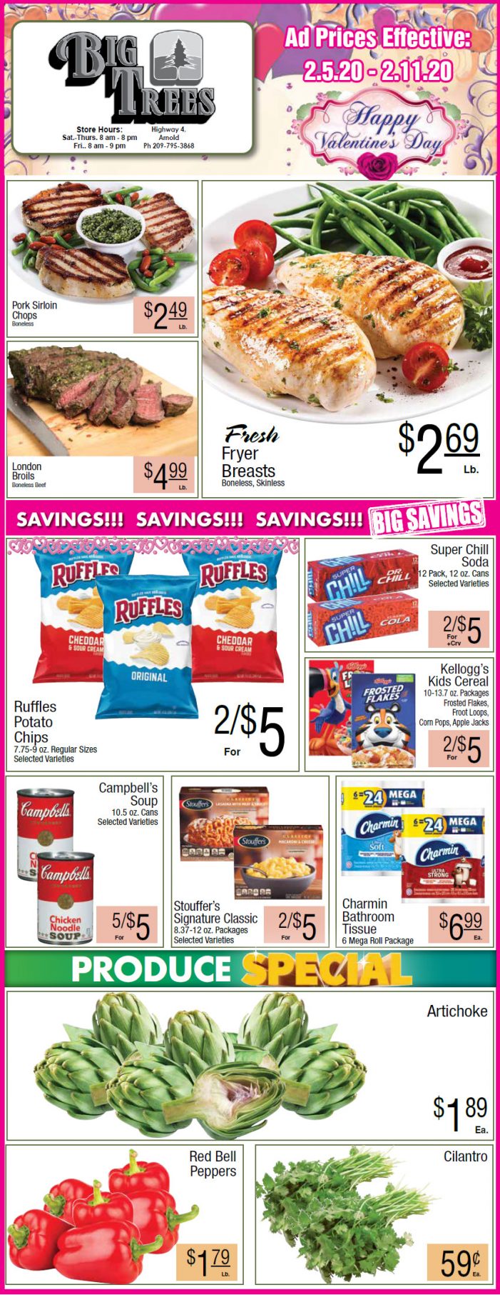 Big Tress Market Weekly Ad & Grocery Specials Through February 11th