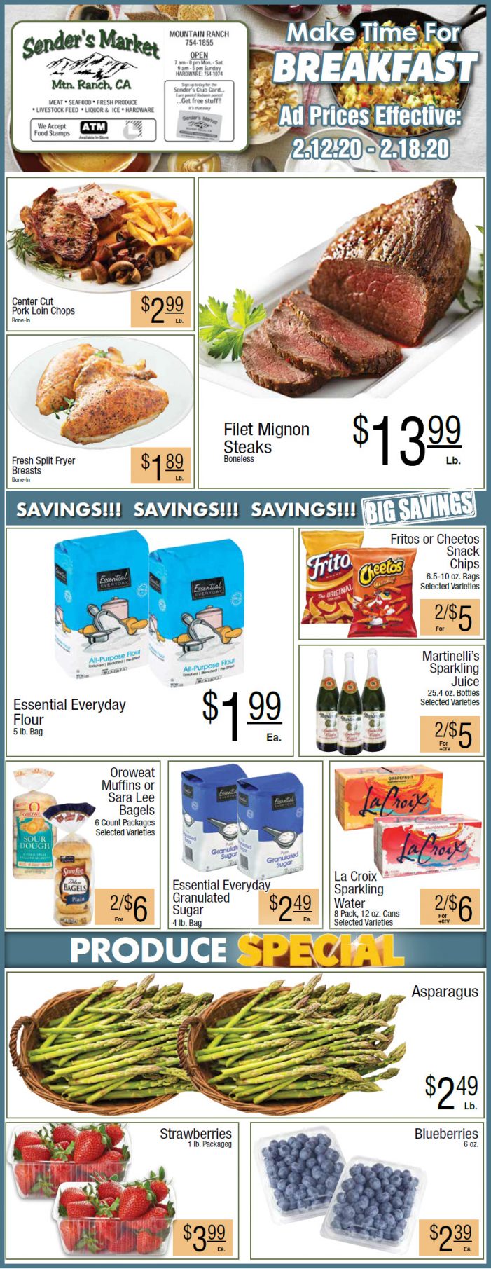 Sender’s Market’s Grocery Ad & Grocery Specials Through February 18th