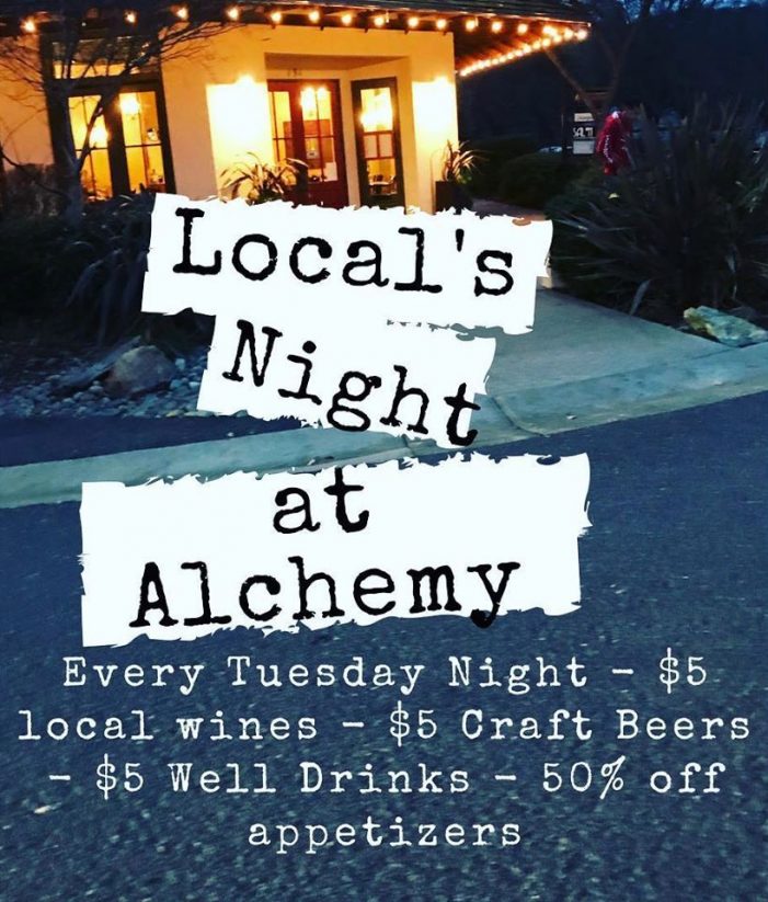 Local’s Night at Alchemy is Every Tuesday Night!