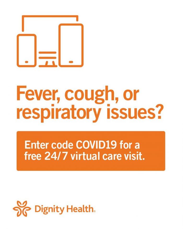 Dignity Health Offers Free Virtual Urgent Care Visits for Patients Experiencing COVID-19 Symptoms