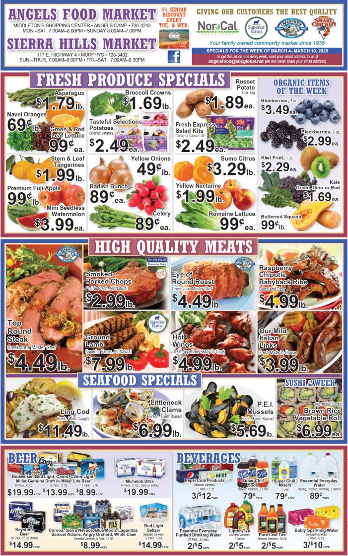 Big Trees Market Weekly Ad & Grocery Specials Through March 10th