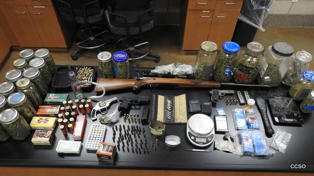 79 Pounds Marijuana, Stolen ATVs, Equipment, Firearms & More Found in Paloma.
