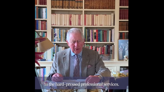 The Prince of Wales Sends a Message on the Coronavirus Pandemic