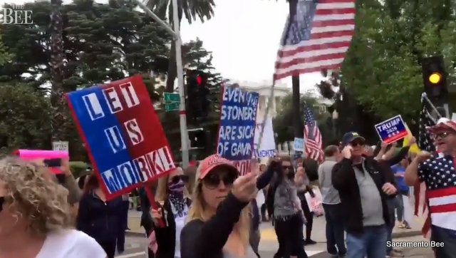 CHP Bans Protests at California Capitol After Rally Against Newsom’s Stay-at-Home Order
