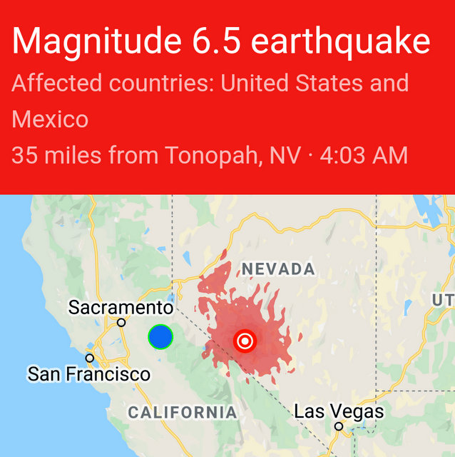 Magnitude 6.5 Earthquake Gave Many Parts of Our Area the Shakes