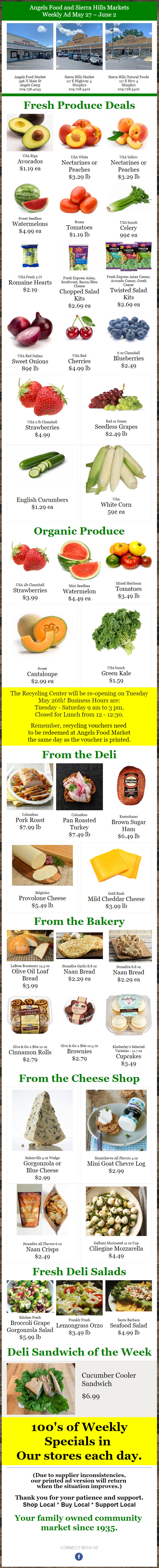 Angels Food and Sierra Hills Markets Weekly Ad & Specials Through June 2nd