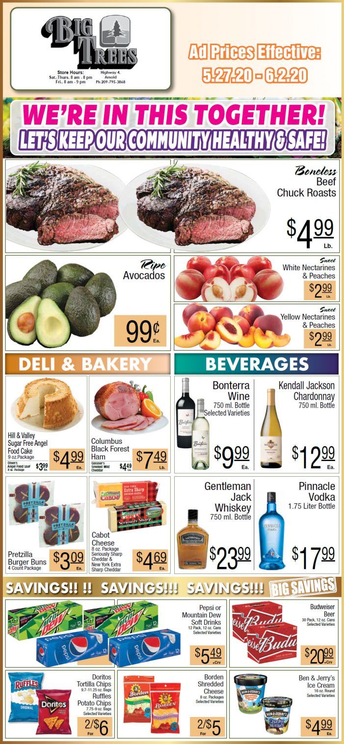 Big Trees Market Weekly Ad & Grocery Specials Through June 2nd