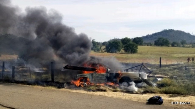 Jamestown Man Arrested After Major Injury DUI Traffic Collision with Grass Fire