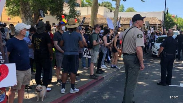 Tuolumne Sheriff’s Dept on Today’s George Floyd Protests in Sonora