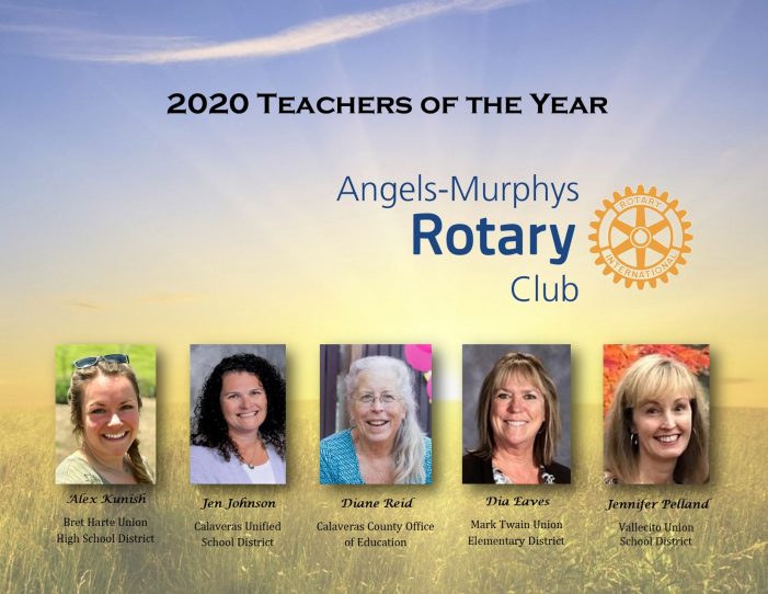 Angels-Murphys Rotary Honors Teachers of the Year in Video