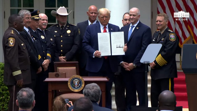 President Trump at Signing of an Executive Order on Safe Policing for Safe Communities