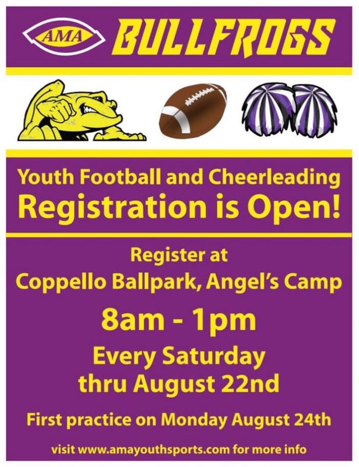 AMA Youth Football & Cheerleading Registration Now Open