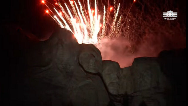 President Trump at South Dakota’s 2020 Mount Rushmore Fireworks Celebration