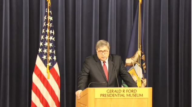 Attorney General Barr on China Policy at the Gerald R. Ford Presidential Museum