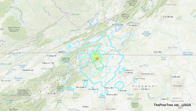 Earthquake Shakes Sparta North Carolina
