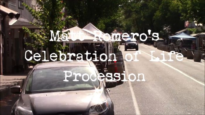 The Community Turned out for Matt Romero’s Celebration of Life Procession