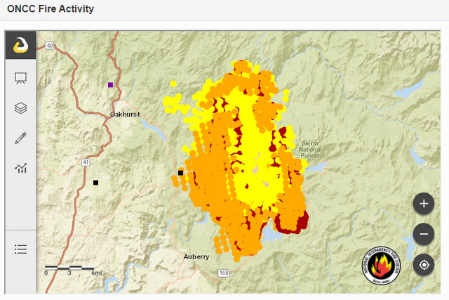 Creek Fire Grows to 78,790 Acres.  Rate of Growth Slows, Burning Through Shaver Lake Area
