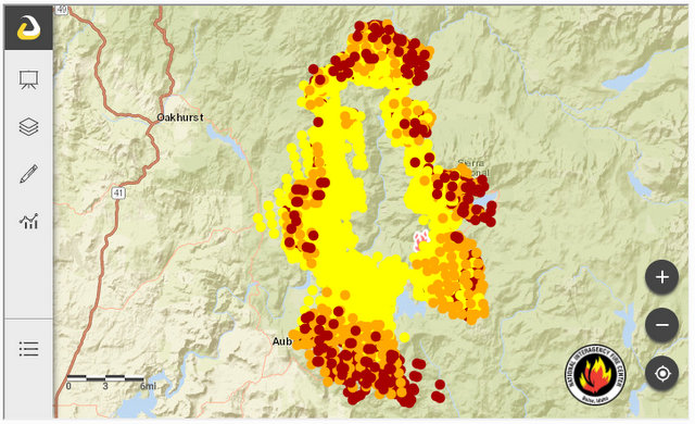 Creek Fire Continues Its March, Now 143,929 Acres, Burning Through Huntington Lake Area Today